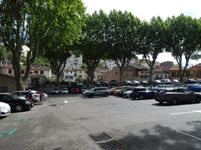 A car park in Villeneuve-Loubet.