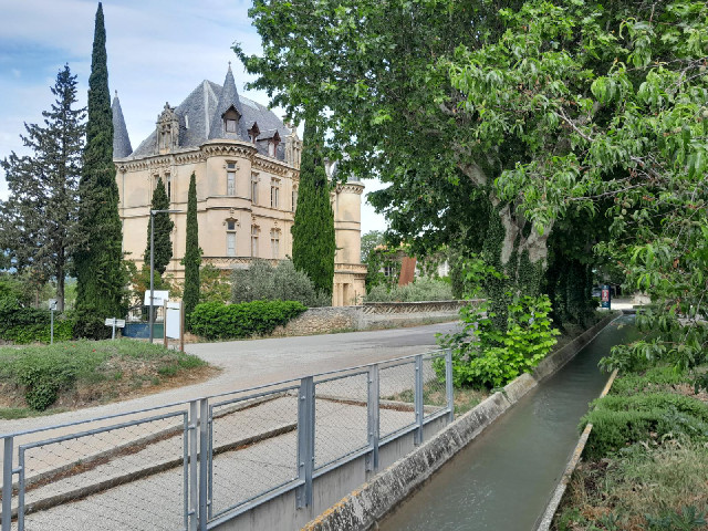 The Crappone Canal, a 16th Century predecessor of the modern waterworks. Here in Charleval, it's a l...
