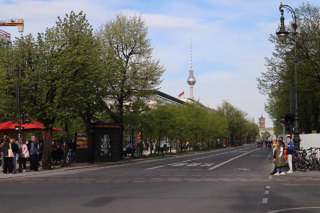 Looking the other way, towards the Berlin TV Tower.