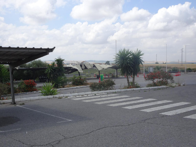 I don't know what has happened to the cover over that part of the car park.