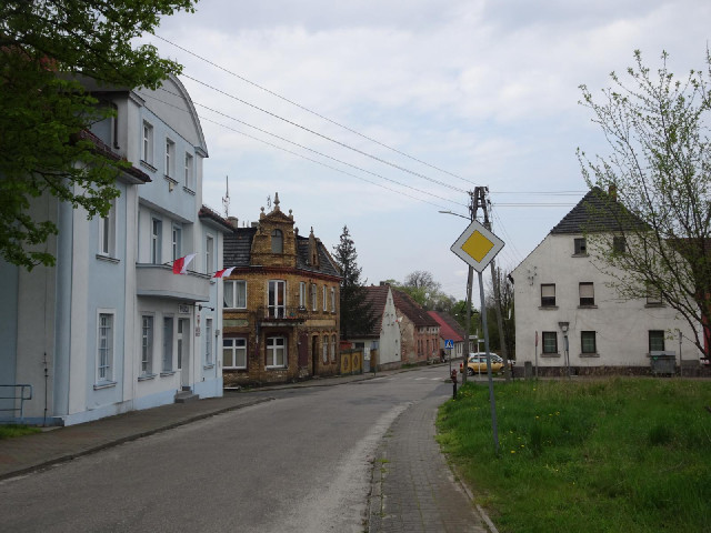 20th February Street in a village called Trzebiel.