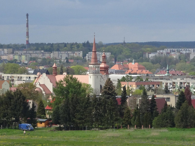 Part of the town of Świebodzin.