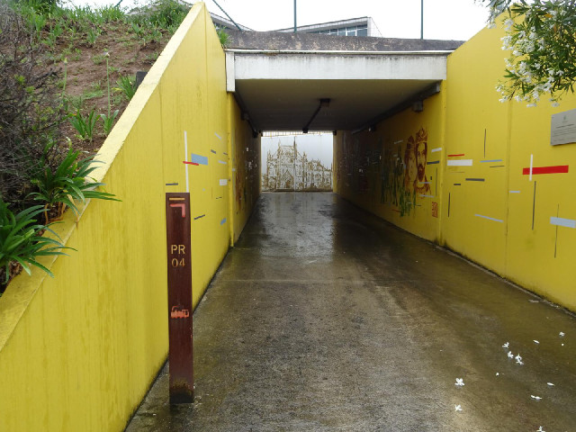 The post on the left is for one of those walking routes that I mentioned. The information board in M...