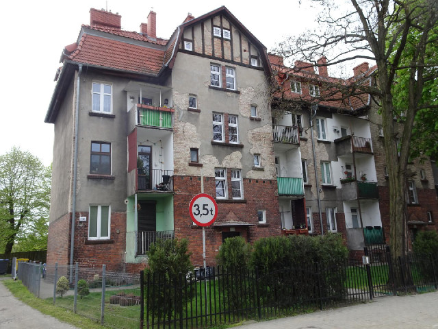 The building across the road.