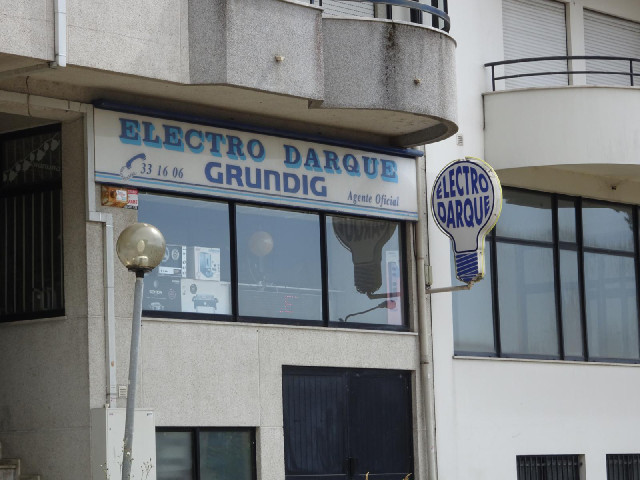 Darque is the name of the town but "ELECTRO DARQUE" seems like a silly thing to put on a l...