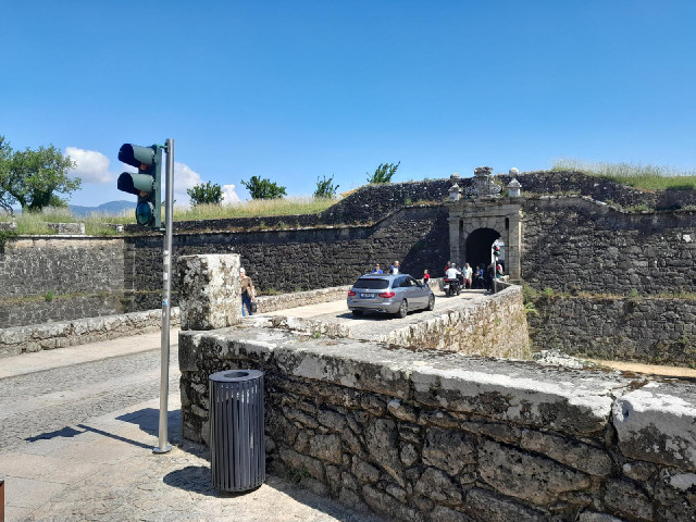 The fort is in two parts, linked by this roadway. I will be staying in the smaller part.