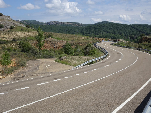 An old alignment of the road.