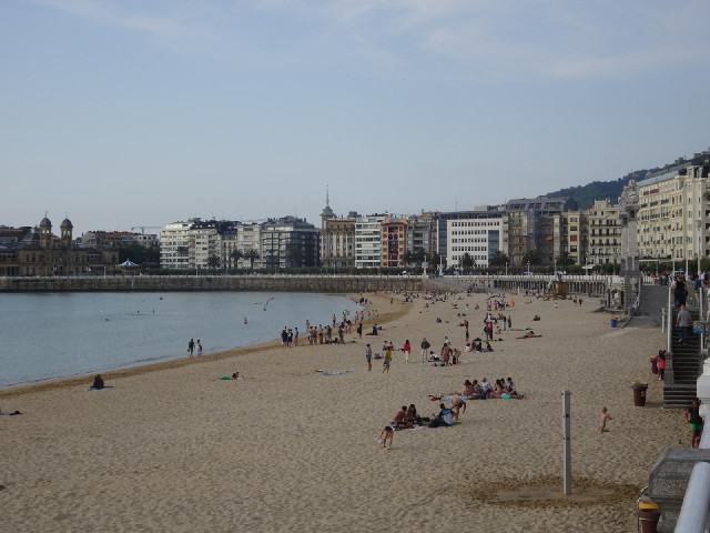 The city's main beach.