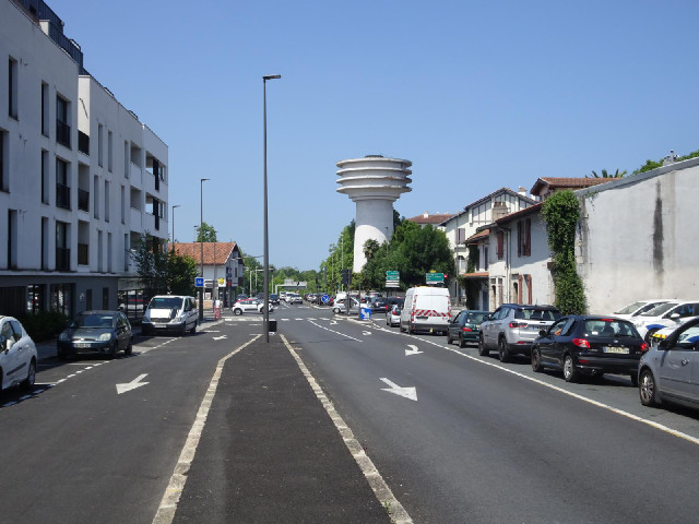 Looking out of the Avenue.