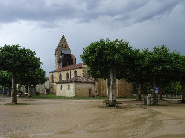 1st of August Square in a small place called Pr&eacute;chac.