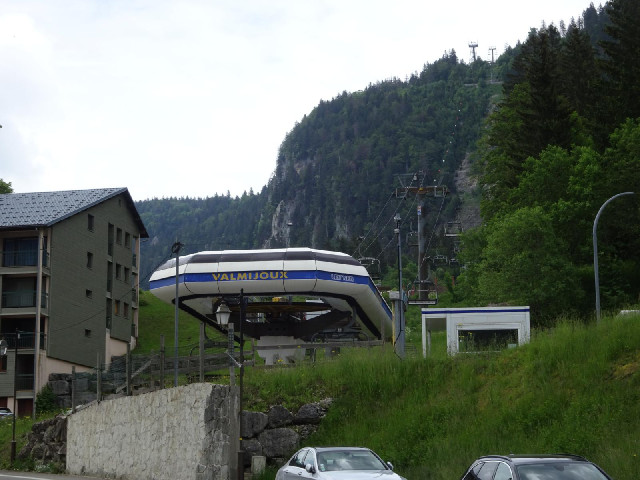 The bottom of a chairlift.
