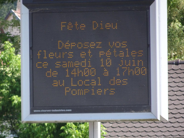 It seems that I'm two hours too early to leave my flowers and petals at the fire station.
