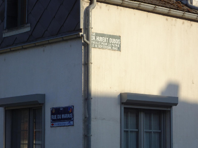 Here's an example of a sign which I wouldn't have accepted because it's named after the person, not ...