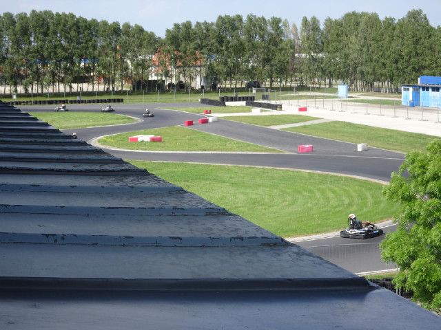 ... part of a go-kart track. The hotel and go-kart track are part of the same business. I have heard...