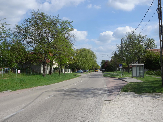 While captioning this picture, I realised that this road is actually Kosztolányi Dezső...