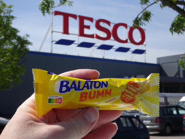 I've come to Teaso to get some snacks for the next couple of days. I got some paprika crisps as a no...