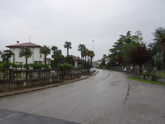 This section of 21st April Road has a different character to the part in the centre of the village.