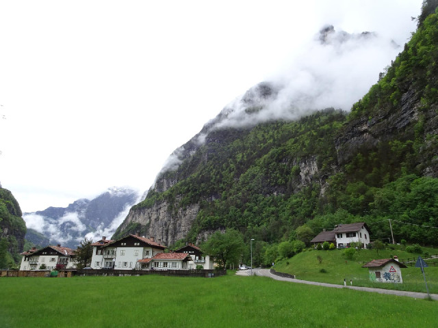 I'm heading into the Dolomite Mountains. The scenery is spectacular.