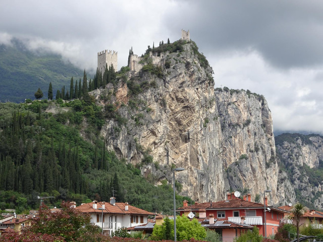 Arco Castle is in a striking place.