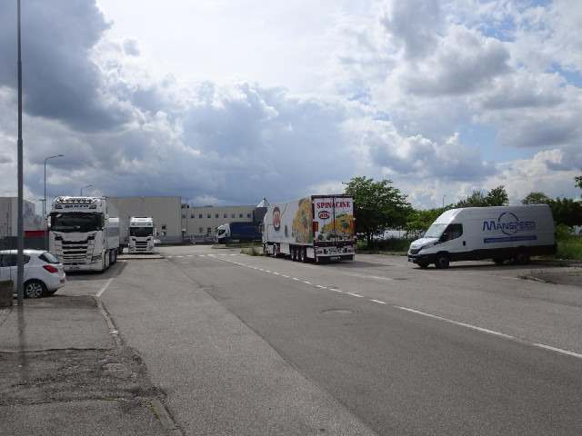 2nd of June Road is mainly a lorry park.