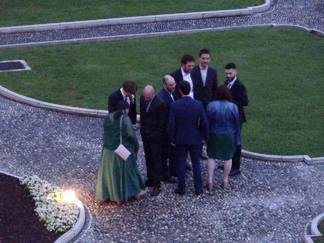 There's obviously a wedding happening here.