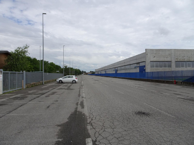 The goat is behind the fence on the left. All four of the roads which surround it are named after da...